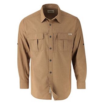 Men's Convertible Long Sleeve Work Shirt
