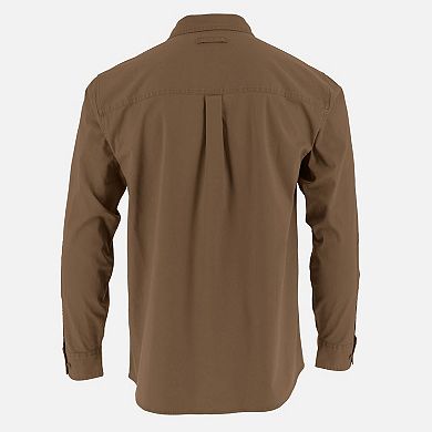 Men's Utility Stretch Shop Long Sleeve Button Down Shirt