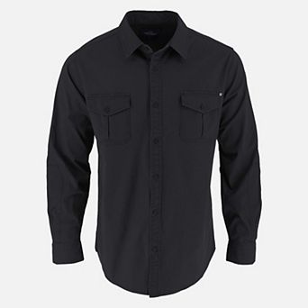 Men's Utility Stretch Shop Long Sleeve Button Down Shirt