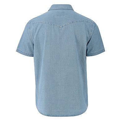 Men's Western Short Sleeve Shirt with Snaps