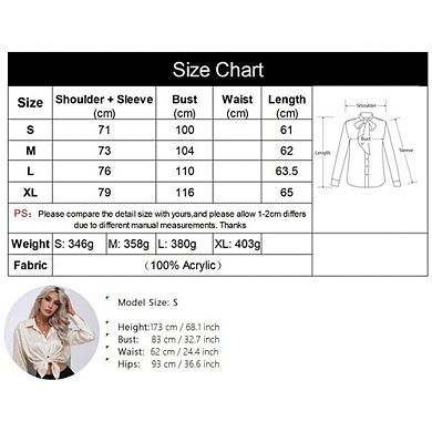Womens Fall Long Sleeve Casual Crew Neck Dressy Shirt Blouses Pullover Sweaters