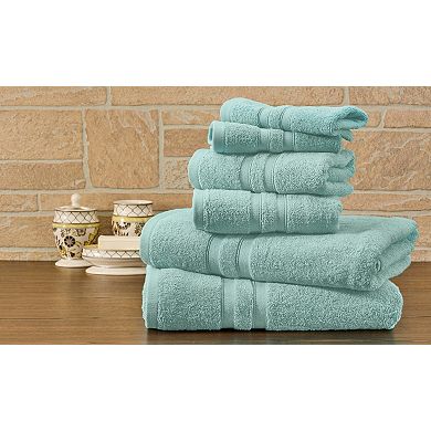 Bibb Home 6 Piece Towel Set