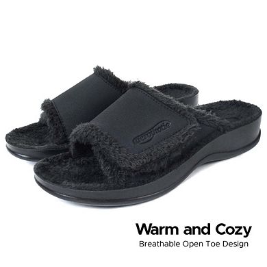 Aerothotic - Hadley Cozy Faux Fur Slipper