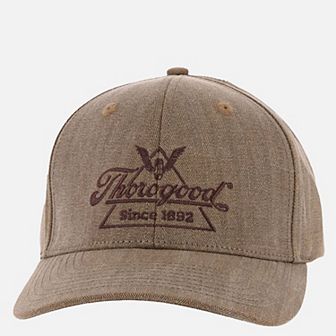 Men's Crafting Herringbone Leather Strap Hat