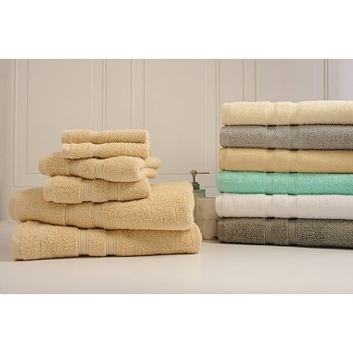Bibb Home 12 Piece Zero Twist Towel Set