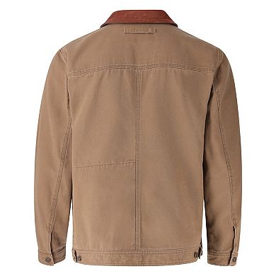 Men's Stone Wash Canvas Trucker Jacket
