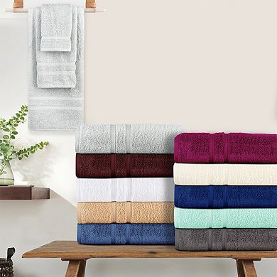 Bibb Home 18 Piece Zero Twist Towel Set