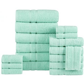 Bibb Home 18 pc Zero Twist Towel Set