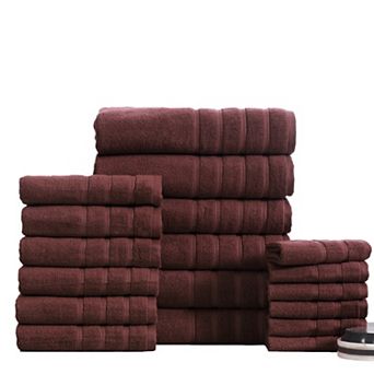 Bibb Home 18 pc Zero Twist Towel Set