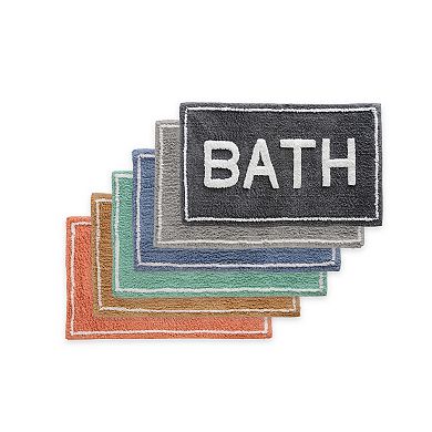 ST Mary’s 2 Piece 100% Cotton Tufted Bath Rug Set with Latex Backing