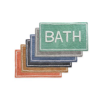 ST Mary’s 2 Piece 100% Cotton Tufted Bath Rug Set with Latex Backing