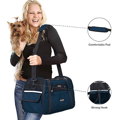 GOOPAWS Soft-Sided Dog & Cat Carrier Bag