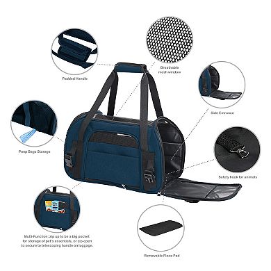 GOOPAWS Soft-Sided Dog & Cat Carrier Bag