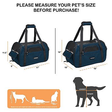 GOOPAWS Soft-Sided Dog & Cat Carrier Bag