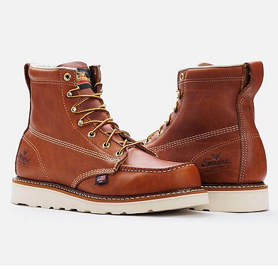 Men's Thorogood American Heritage 6 Inch Tobacco Moc Toe Maxwear Wedge Boot