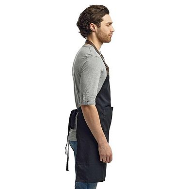 Artisan Collection by Reprime Espresso Bib Apron with Pocket