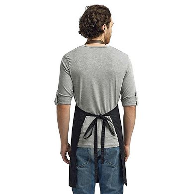 Artisan Collection by Reprime Espresso Bib Apron with Pocket