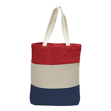 Q-Tees 11L Tri-Color Tote