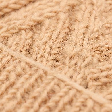 Feelgoodz Women’s Artisan Hand-Knit Vienna Winter Wool Half Mitten