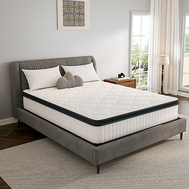 12in Supportive Innerspring Mattress with Memory Foam Breathable Cover