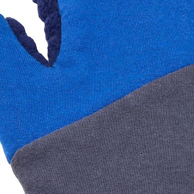 Feelgoodz Women’s Artisan Crafted Fleece Lined Color Block Fingerless Gloves