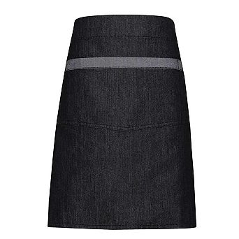 Artisan Collection by Reprime Domain Contrast Denim Waist Apron with Pocket