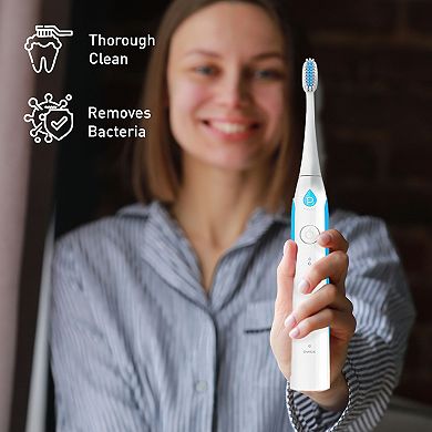 Pursonic Water Flosser & Sonic Rechargeable Toothbrush Bundle Complete Oral Care System with UV Sa