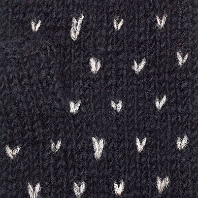 Feelgoodz Women’s Artisan Hand-Knit Appalachian Winter Wool Half Mitten