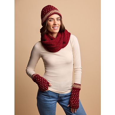 Feelgoodz Artisan Woven Karuna Infinity 100% Wool Scarf