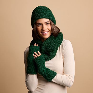 Feelgoodz Women’s Artisan Hand-Knit Vienna Beanie Hat