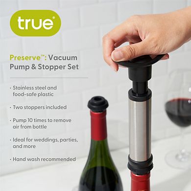 Preserve™: Vacuum Pump & Stopper Set