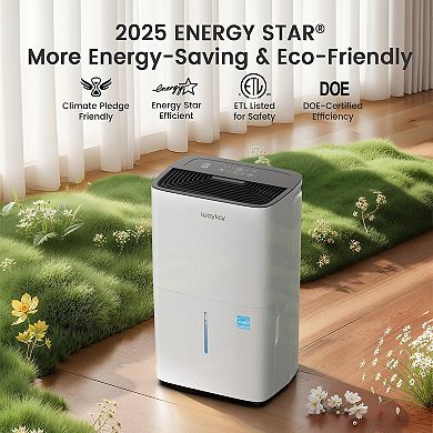 120 Pint Energy Star Dehumidifier for Rooms Basement Space up to 6000 Sq.ft.