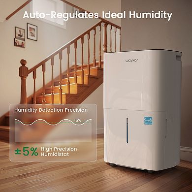 120 Pint Energy Star Dehumidifier for Rooms Basement Space up to 6000 Sq.ft.
