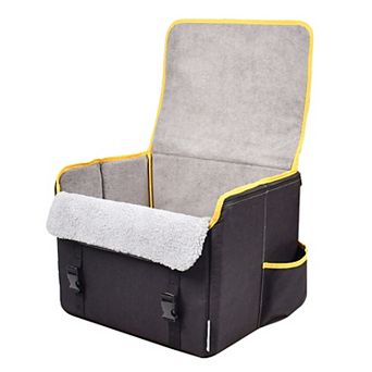 GOOPAWS Briefcase Shape Dog Booster Car Seat