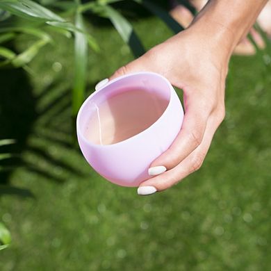 Flexi Assorted Colors Aerating Silicone Cups, Set of 4 by True