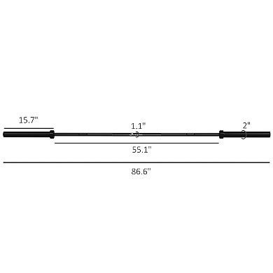 Soozier Olympic Weight Bar, 1500lbs Weight Capacity