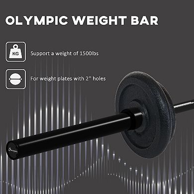 Soozier Olympic Weight Bar, 1500lbs Weight Capacity