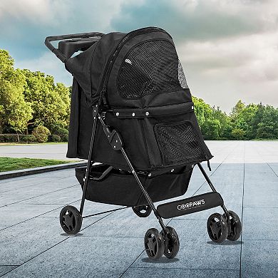GOOPAWS 4 Wheel Dog Stroller