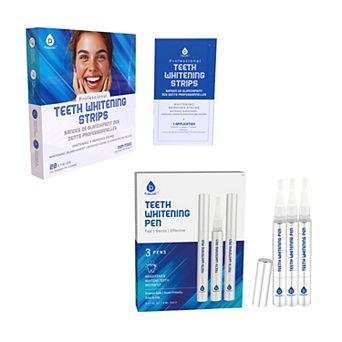 Pursonic Teeth Whitening Essentials Bundle Whitening Pens + Professional Whitening Strips