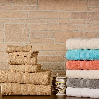 Bibb Home 6 Piece Towel Set