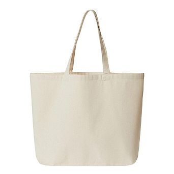OAD Jumbo Midweight Gusseted Canvas Tote