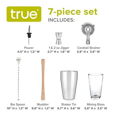 7 Piece Barware Set by True
