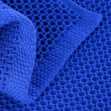 Elegant Comfort 6-Pack Turkish Cotton Waffle Wave Large Kitchen Towels