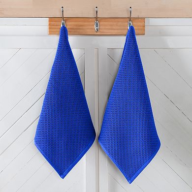 Elegant Comfort 6-Pack Turkish Cotton Waffle Wave Large Kitchen Towels