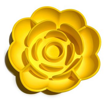 Dog Slow Feeder Flower Bowl
