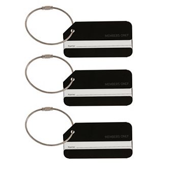 Members Only Luggage Tag Set, 3 pc