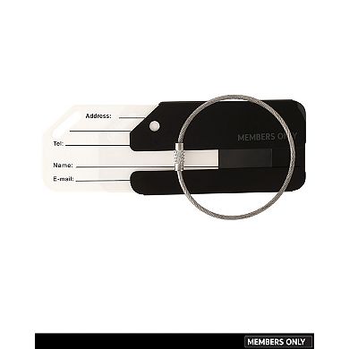 Members Only Luggage Tag Set, 3 Piece
