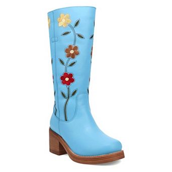 Dingo Bloom Women's Mid-Calf Leather Boots