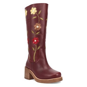 Dingo Bloom Women's Mid-Calf Leather Boots