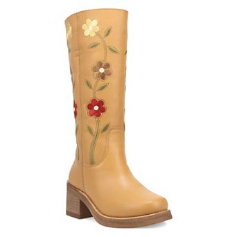 Dingo Bloom Women's Mid-Calf Leather Boots